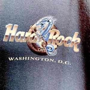 Rare Hard Rock Cafe T shirt Authentic Gray blue Lg